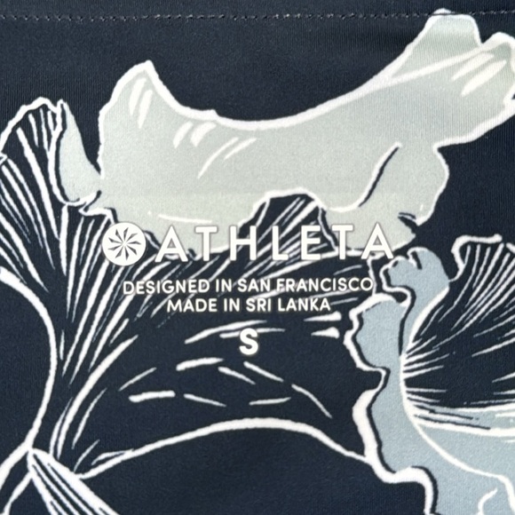 Athleta Navy Blue Floral Sonic Tennis Skort, S - Picture 5 of 14